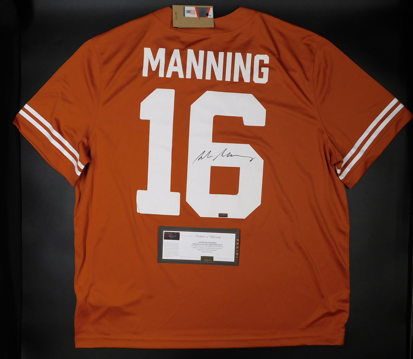 Arch Manning Signed Autographed Authentic Texas Longhorns NIKE Jersey Panini COA