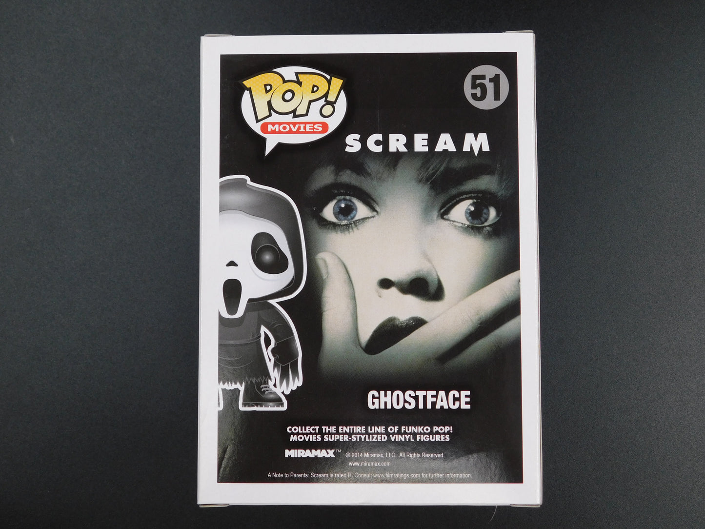 Neve Campbell Signed Autographed Funko Pop 51 Original Ghost Face Scream Vaulted JSA COA