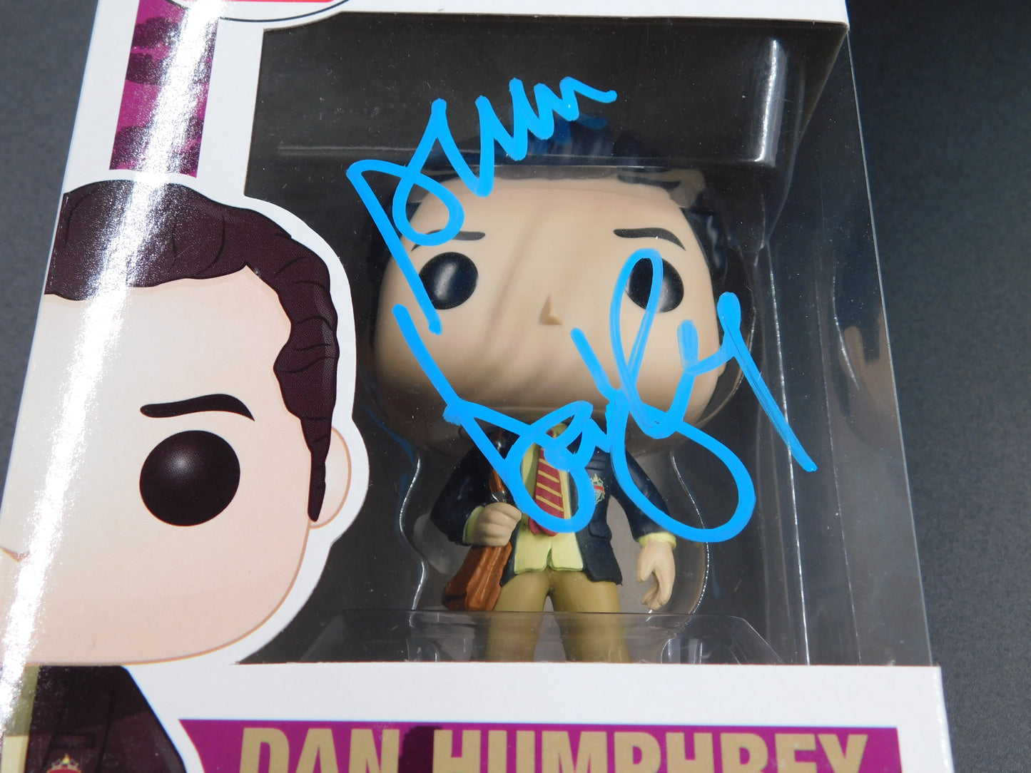 Penn Badgley Signed Autographed Funko Pop 621 Gossip Girl Dan Humphrey BAS COA