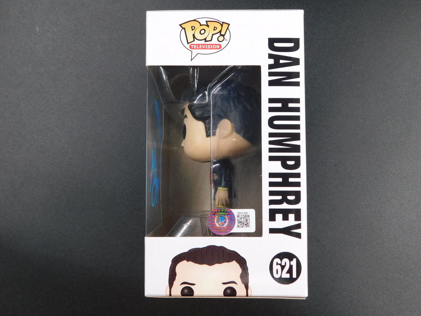 Penn Badgley Signed Autographed Funko Pop 621 Gossip Girl Dan Humphrey BAS COA