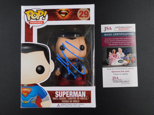 Henry Cavill Signed Autographed Funko Pop 29 Superman The Man of Steel JSA COA