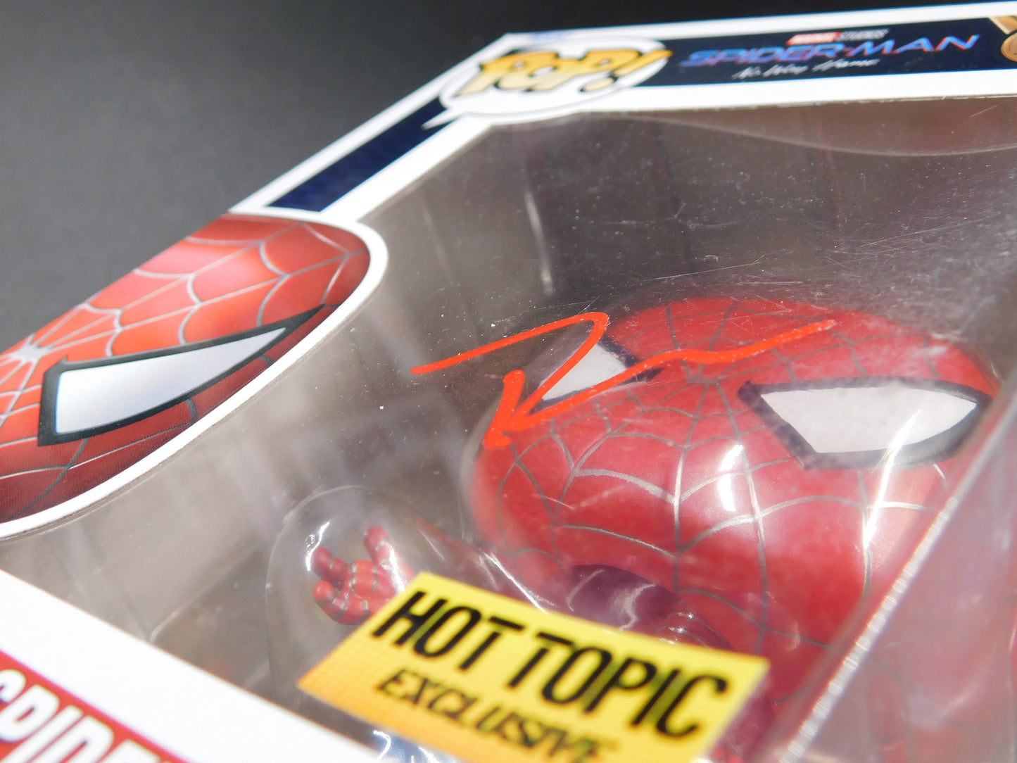 Tobey Maguire Signed Autographed Funko Pop 1158 Spider-Man Marvel Excl. ACOA Red