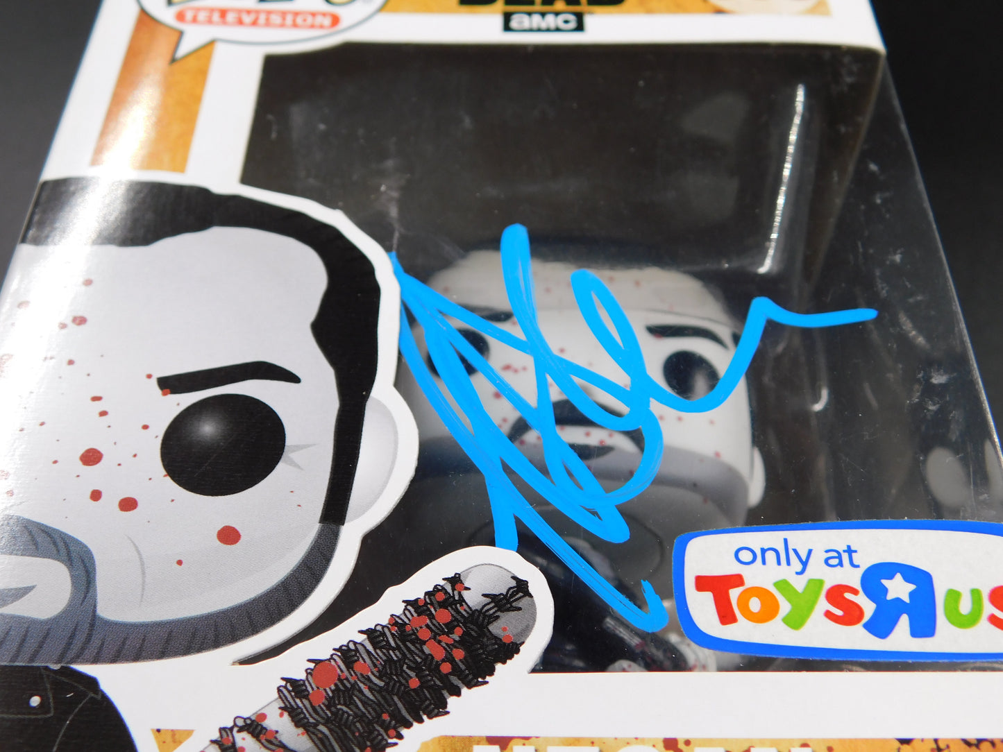 Jeffrey Dean Morgan Signed Autographed Funko Pop 390 Negan The Walking Dead JSA COA