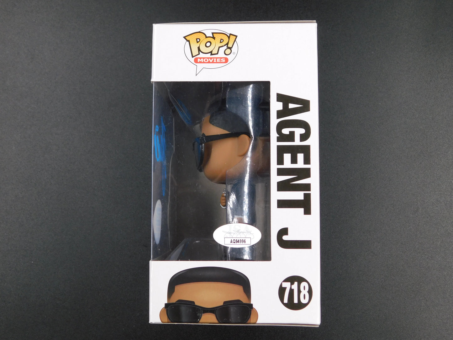 Will Smith Signed Autographed Funko Pop 718 Agent J Men In Black MIB LE JSA COA