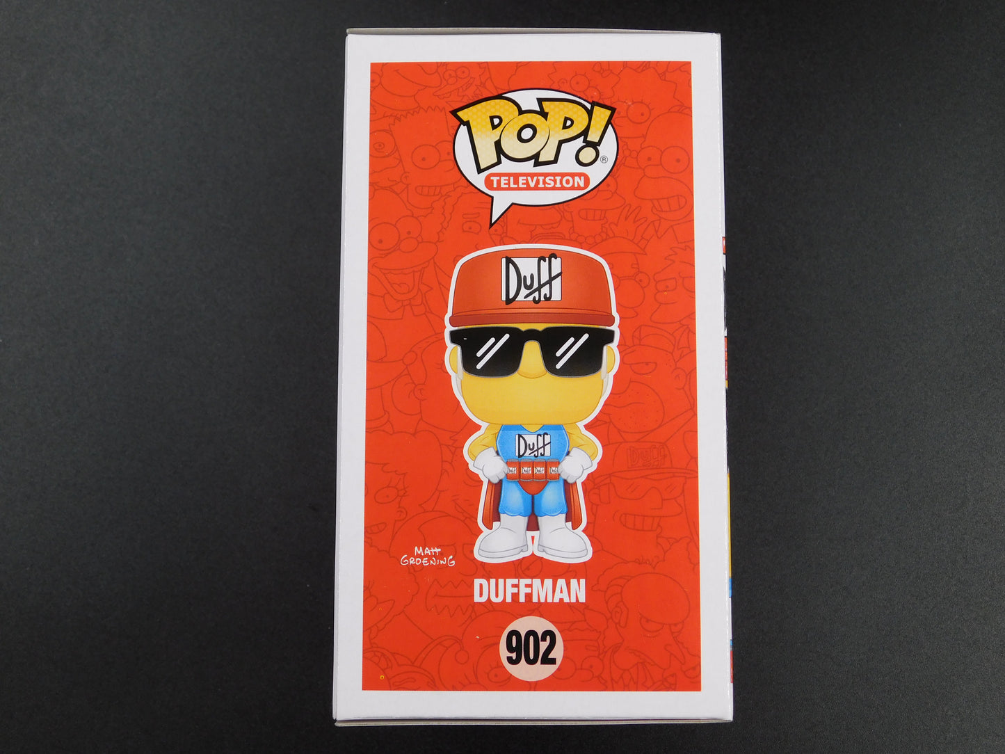 Jeff Brennan Remark Artwork Sketch Signed Funko Pop 902 Duffman The Simpsons