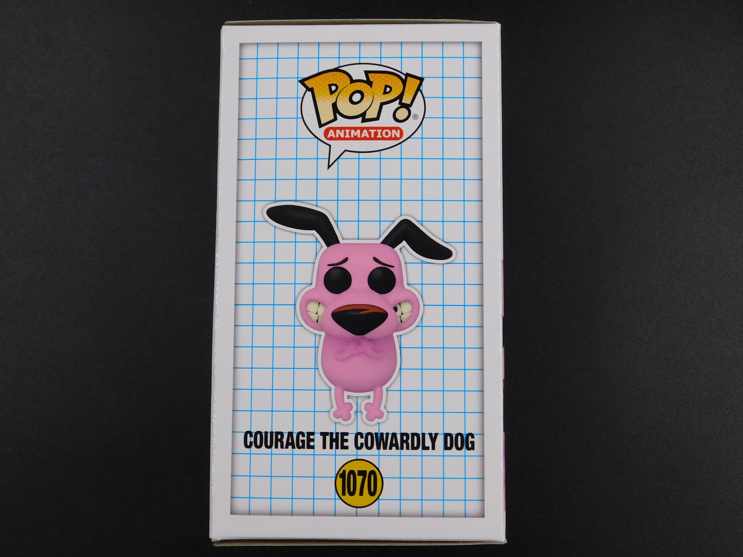 Jeff Brennan Remark Artwork Sketch Signed Funko Pop 1070 Courage The Cowardly Dog