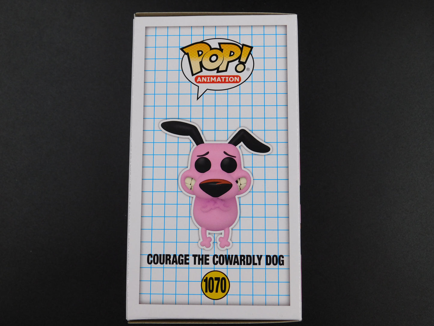 Jeff Brennan Remark Artwork Sketch Signed Funko Pop 1070 Courage The Cowardly Dog B