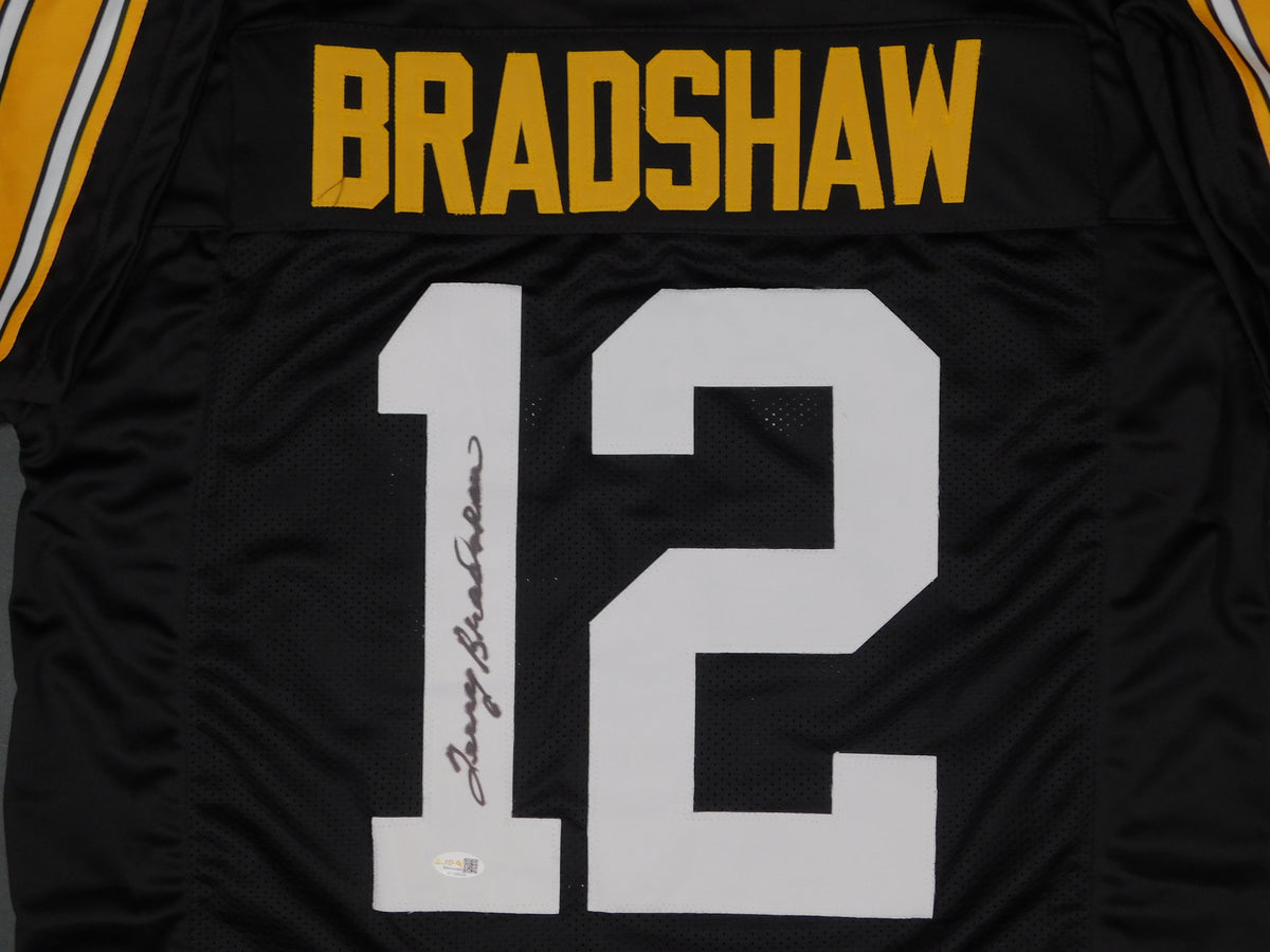 Terry Bradshaw Signed Autographed Pittsburgh Steelers Football Jersey JSA COA