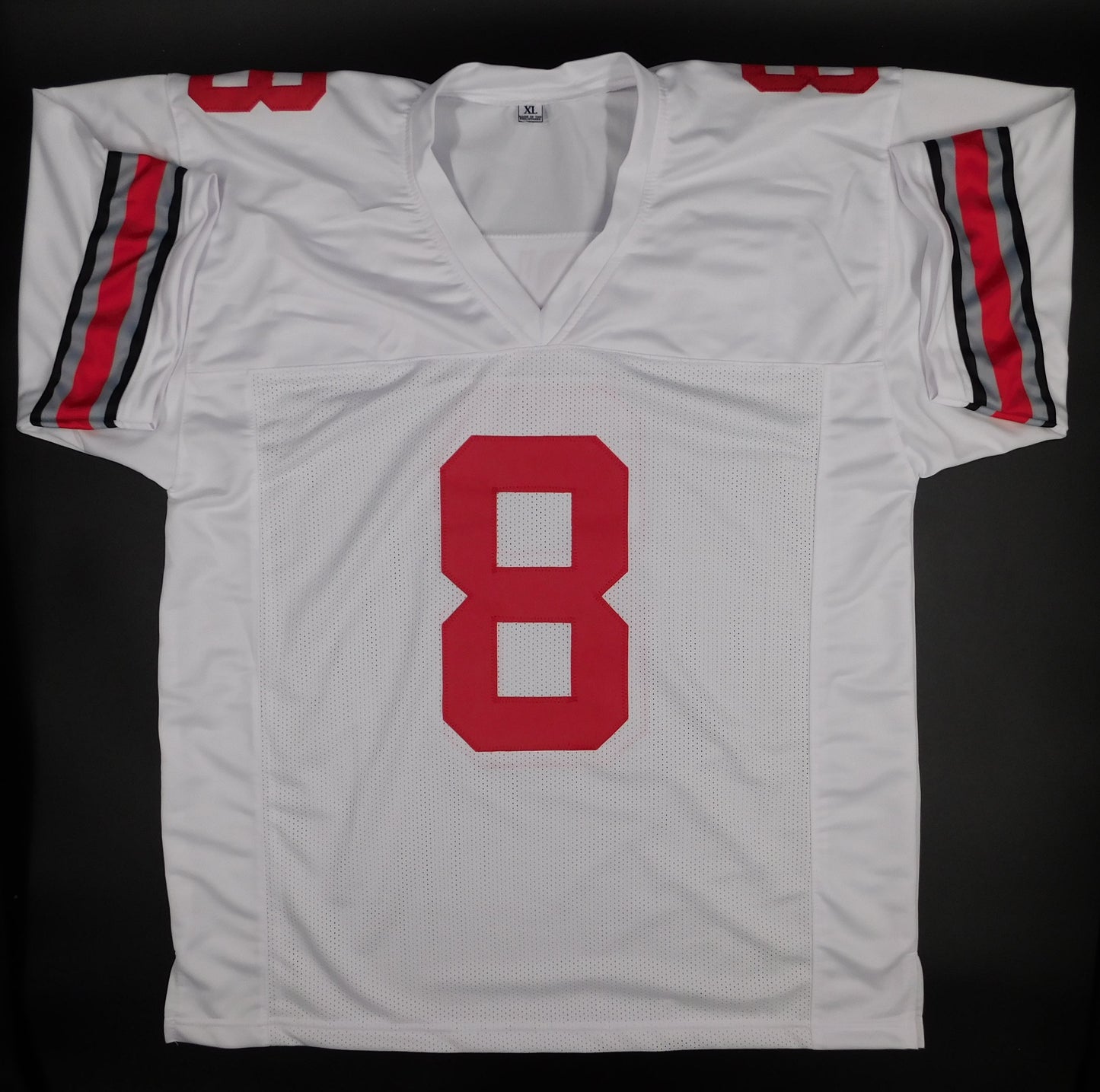 Cade Stover Signed Autographed Ohio State University White Football Jersey Texans BAS COA