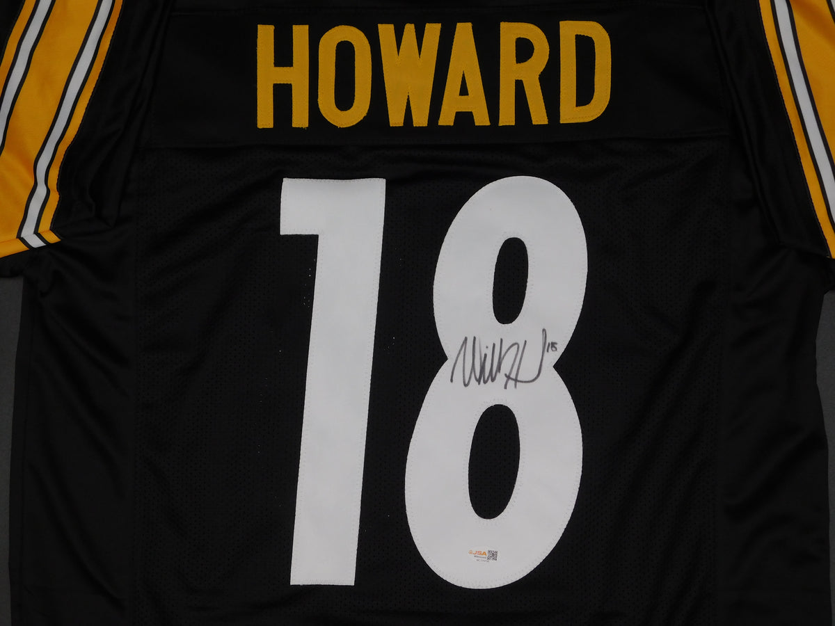 Will Howard Signed Autographed Pittsburgh Steelers Black Jersey Ohio State JSA COA