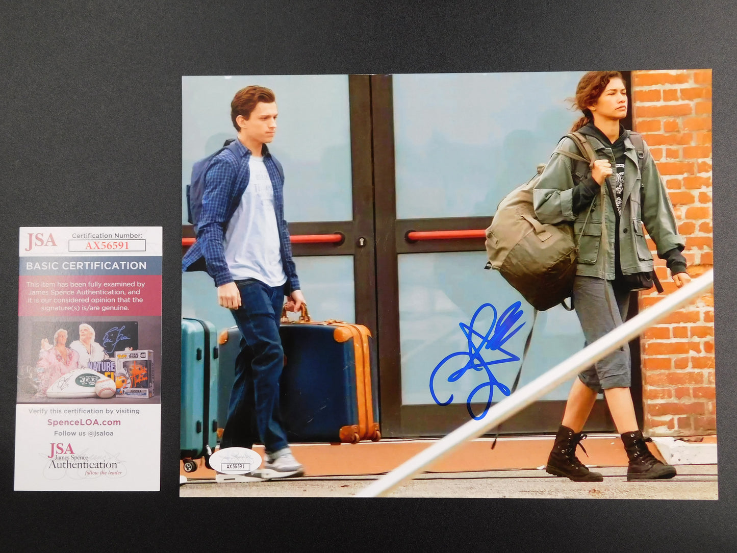 Zendaya Signed Autographed 8x10 Photo Euphoria Spider-Man Star JSA COA