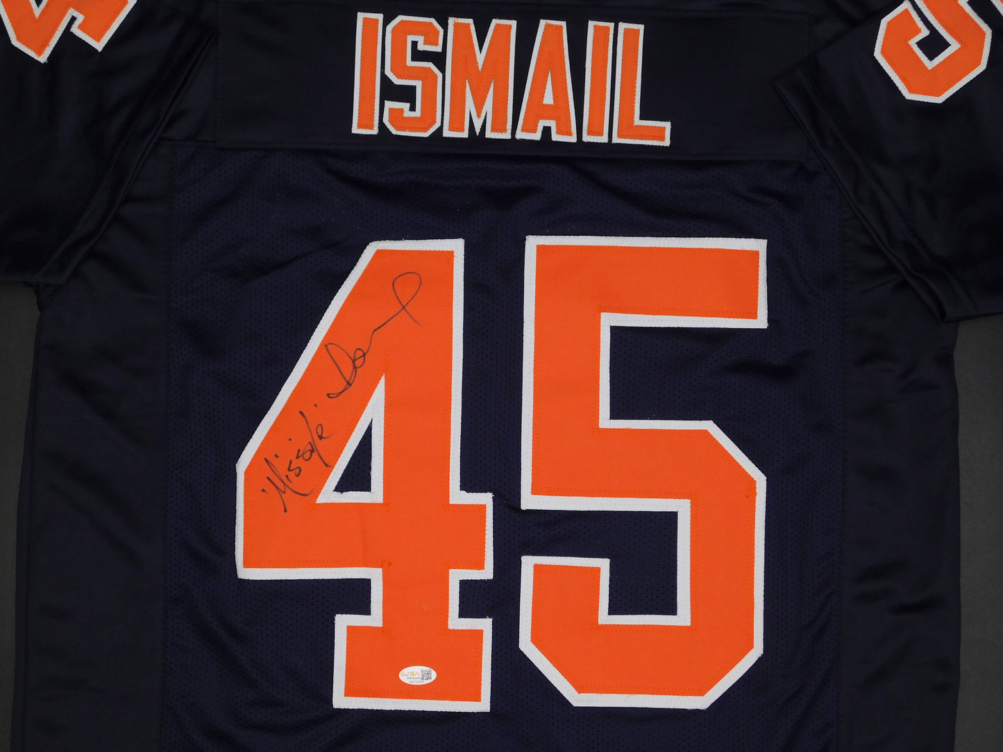 Qadry Missile Ismail Signed Autographed Syracuse Blue Football Jersey JSA COA