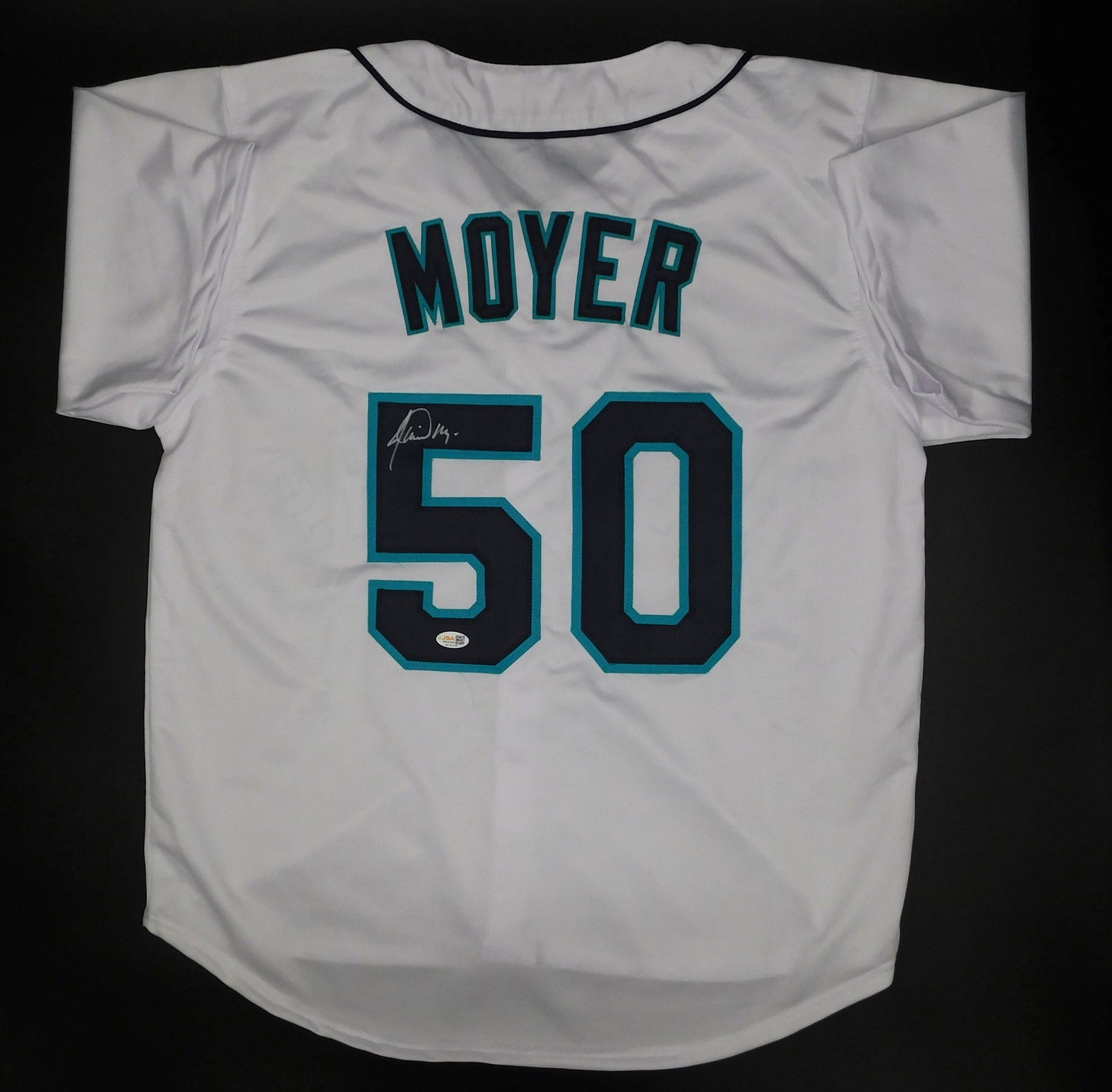 Jamie Moyer Signed Autographed Seattle Mariners Baseball Jersey All Star JSA COA