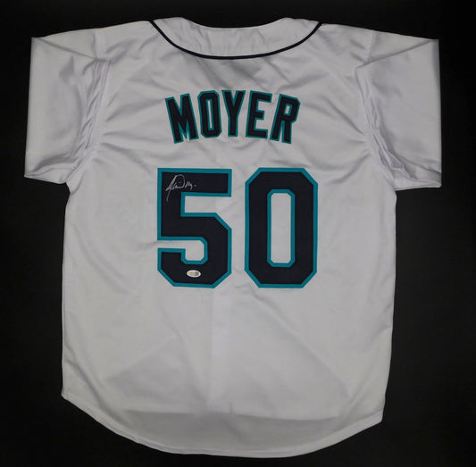 Jamie Moyer Signed Autographed Seattle Mariners Baseball Jersey All Star JSA COA