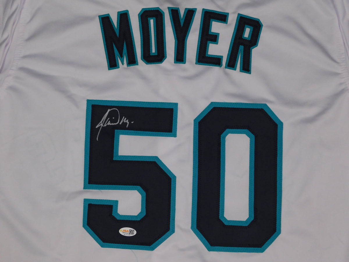 Jamie Moyer Signed Autographed Seattle Mariners Baseball Jersey All Star JSA COA