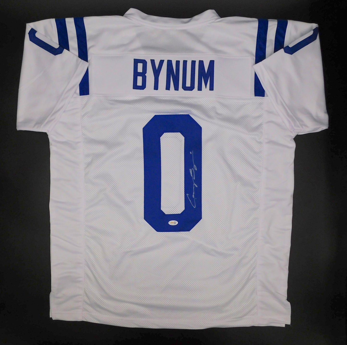 Camryn Cam Bynum Signed Autographed Indianapolis Colts White Football Jersey JSA COA