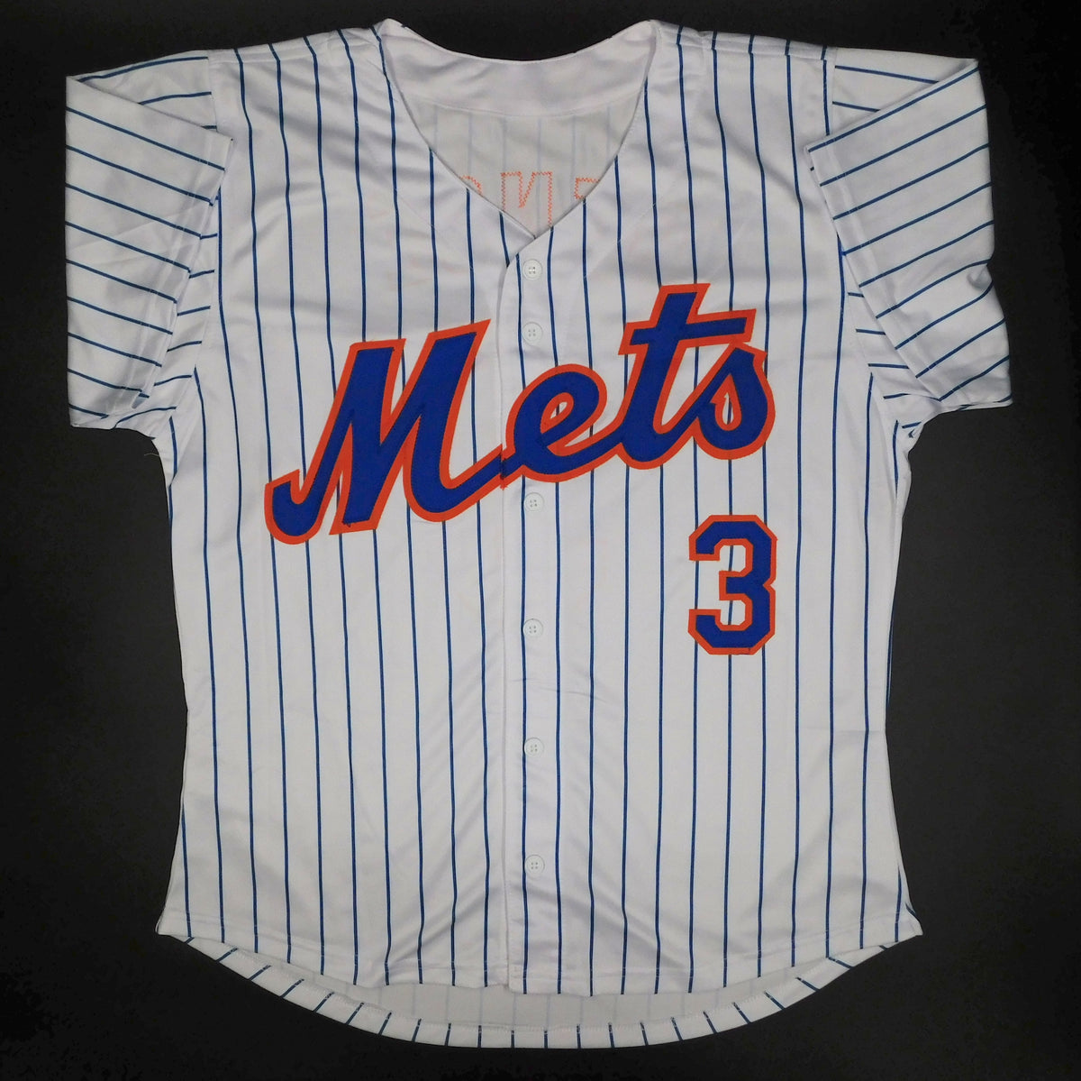 Carson Benge Signed Autographed New York Mets Pinstripe Baseball Jersey JSA COA