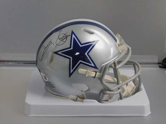 Raghib Rocket Ismail Signed Autographed Dallas Cowboys Mini Helmet JSA COA
