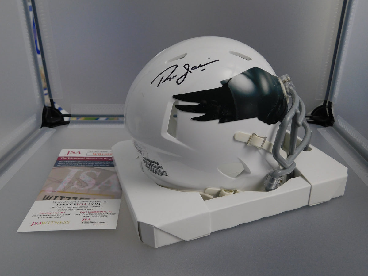 Ron Jaworski Signed Autographed Philadelphia Eagles Alt Mini Helmet JSA COA