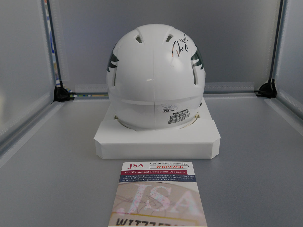 Ron Jaworski Signed Autographed Philadelphia Eagles Alt Mini Helmet JSA COA