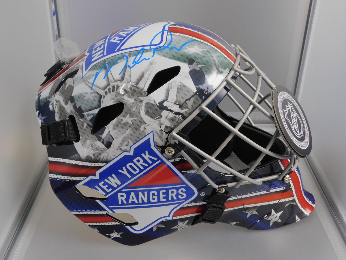 Mike Richter Signed Autographed New York Rangers Full Size Goalie Mask JSA COA