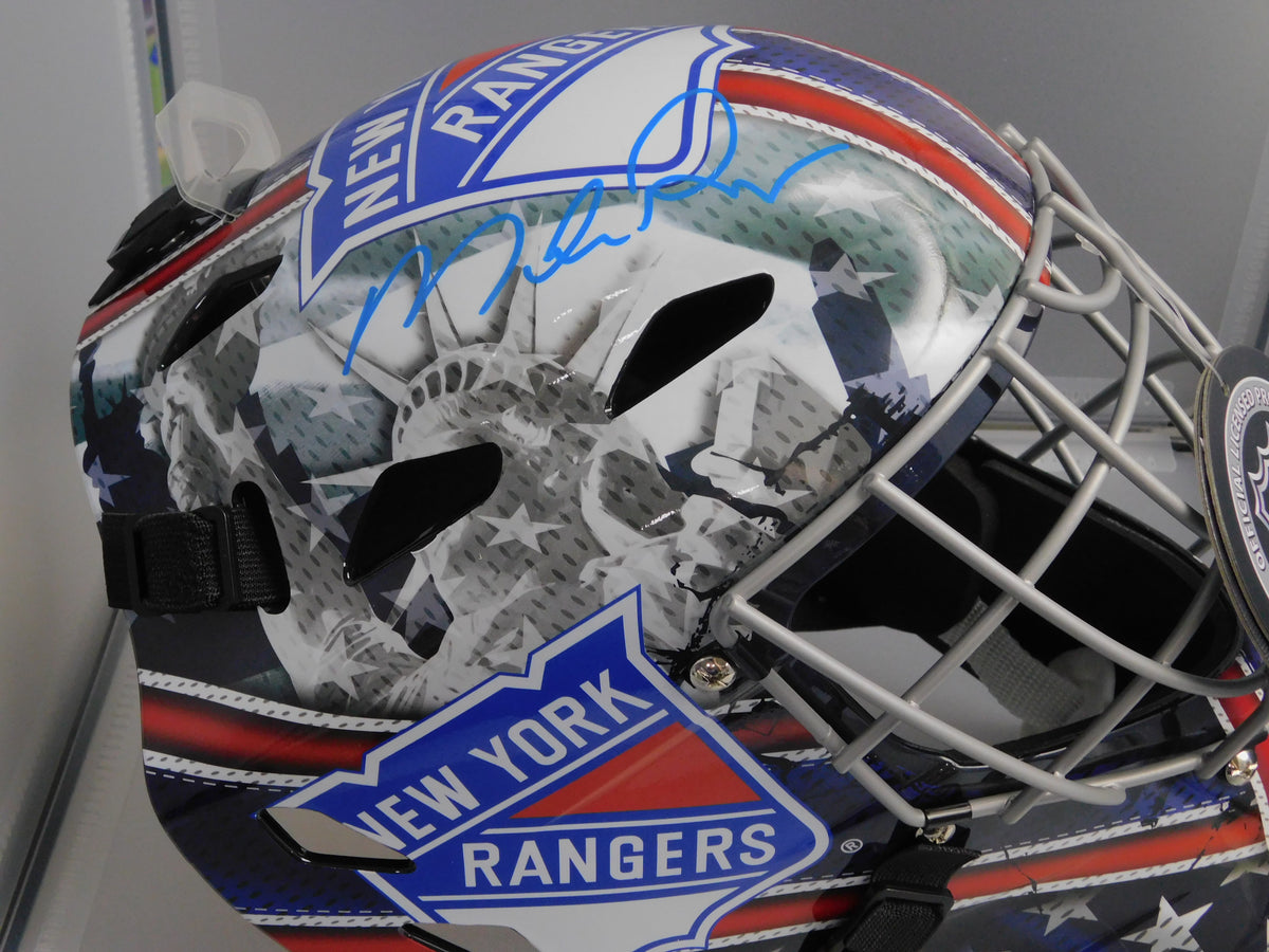 Mike Richter Signed Autographed New York Rangers Full Size Goalie Mask JSA COA