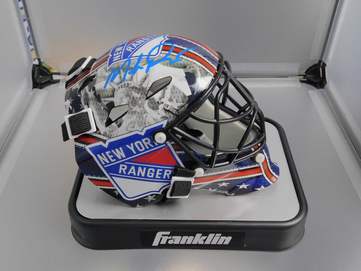 Mike Richter Signed Autographed New York Rangers Mini Goalie Mask New JSA COA