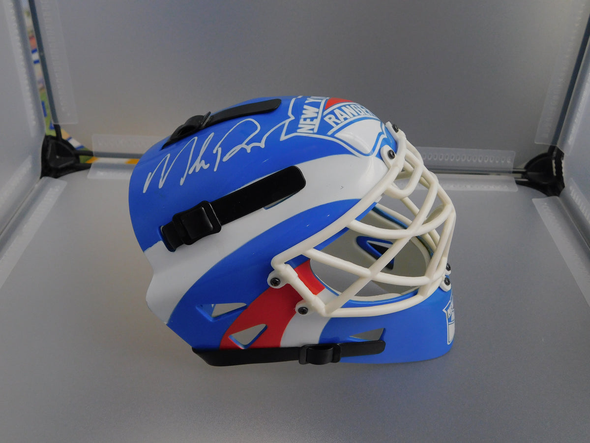 Mike Richter Signed Autographed New York Rangers Mini Goalie Mask JSA COA