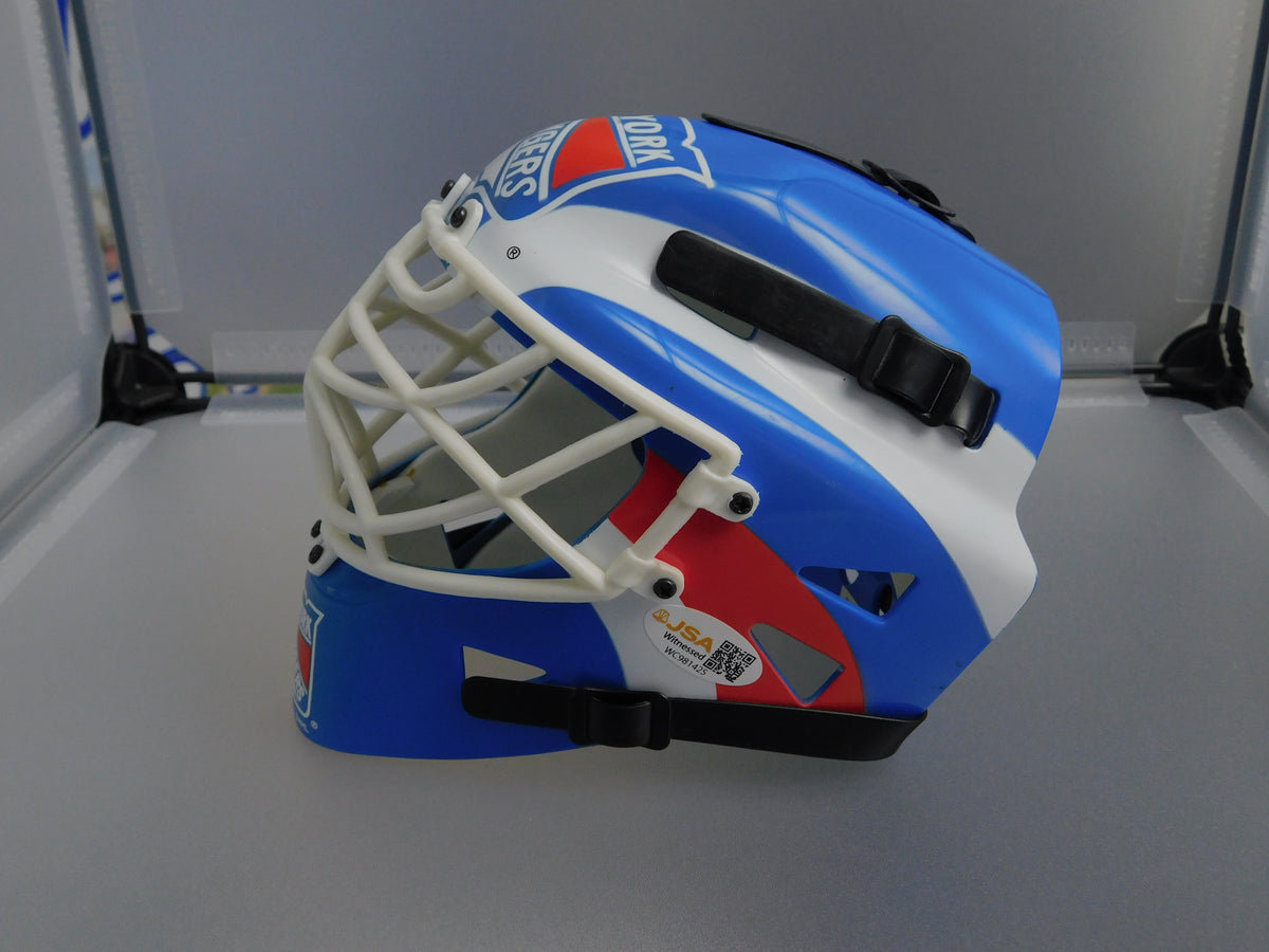 Mike Richter Signed Autographed New York Rangers Mini Goalie Mask JSA COA