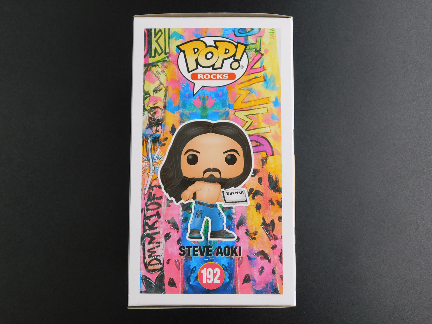 Steve Aoki Signed Autographed Funko Pop 192 EDC DJ Dim Mak Cake Music JSA COA B