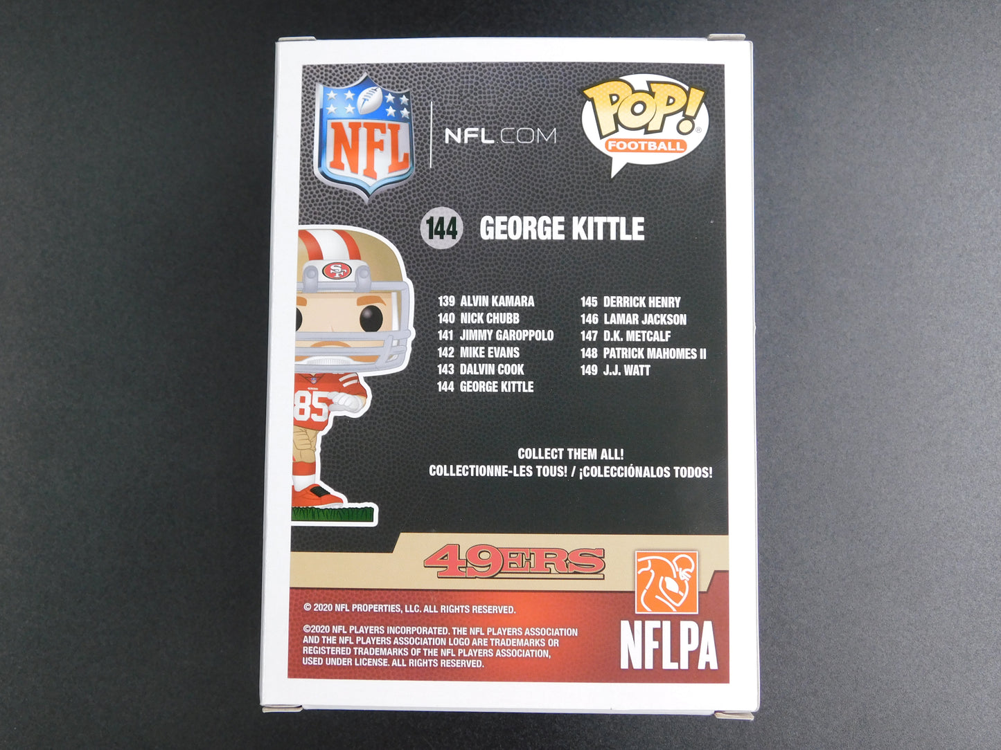 George Kittle Signed Autographed Funko Pop 144 San Francisco 49ers NFL JSA COA