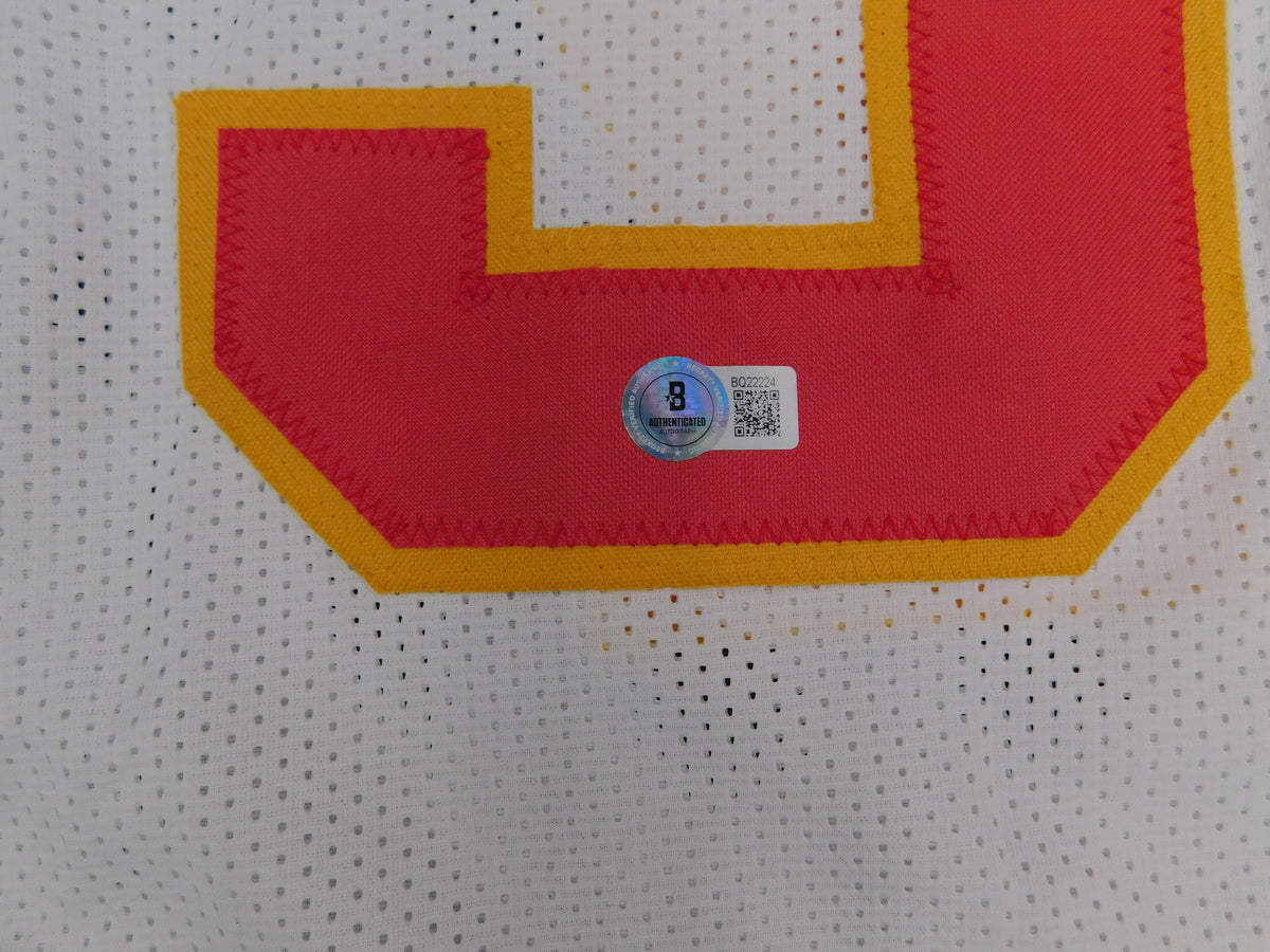 Felix Anudike-Uzomah Signed Autographed White Football Jersey Beckett COA Chiefs