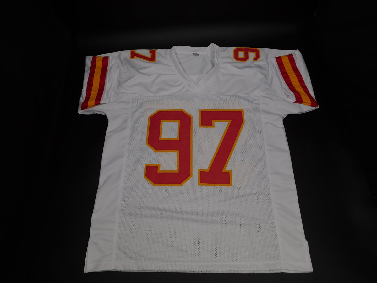 Felix Anudike-Uzomah Signed Autographed White Football Jersey Beckett COA Chiefs