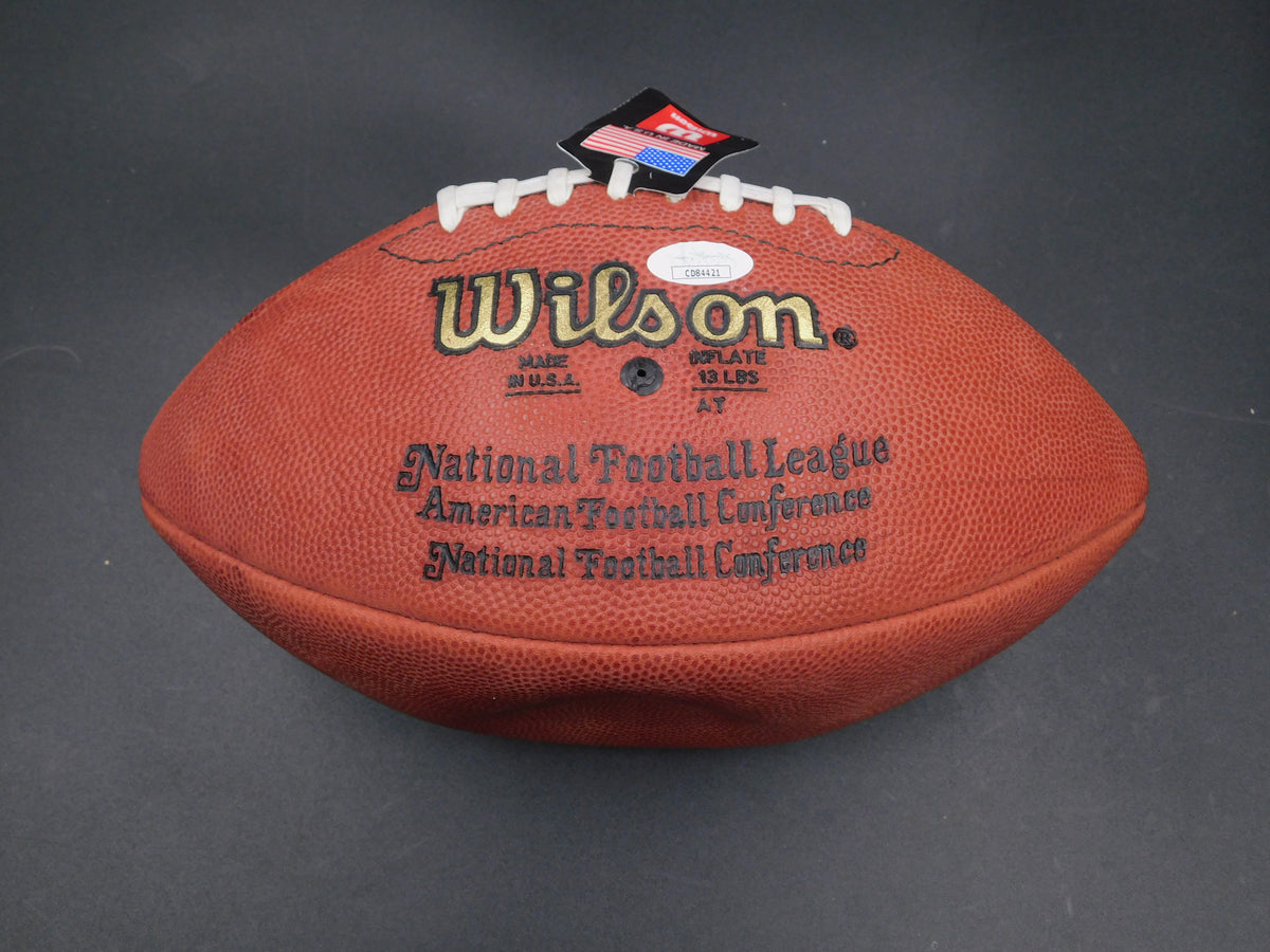 Peyton Manning Signed Autographed Official NFL Football JSA COA Indiana Colts