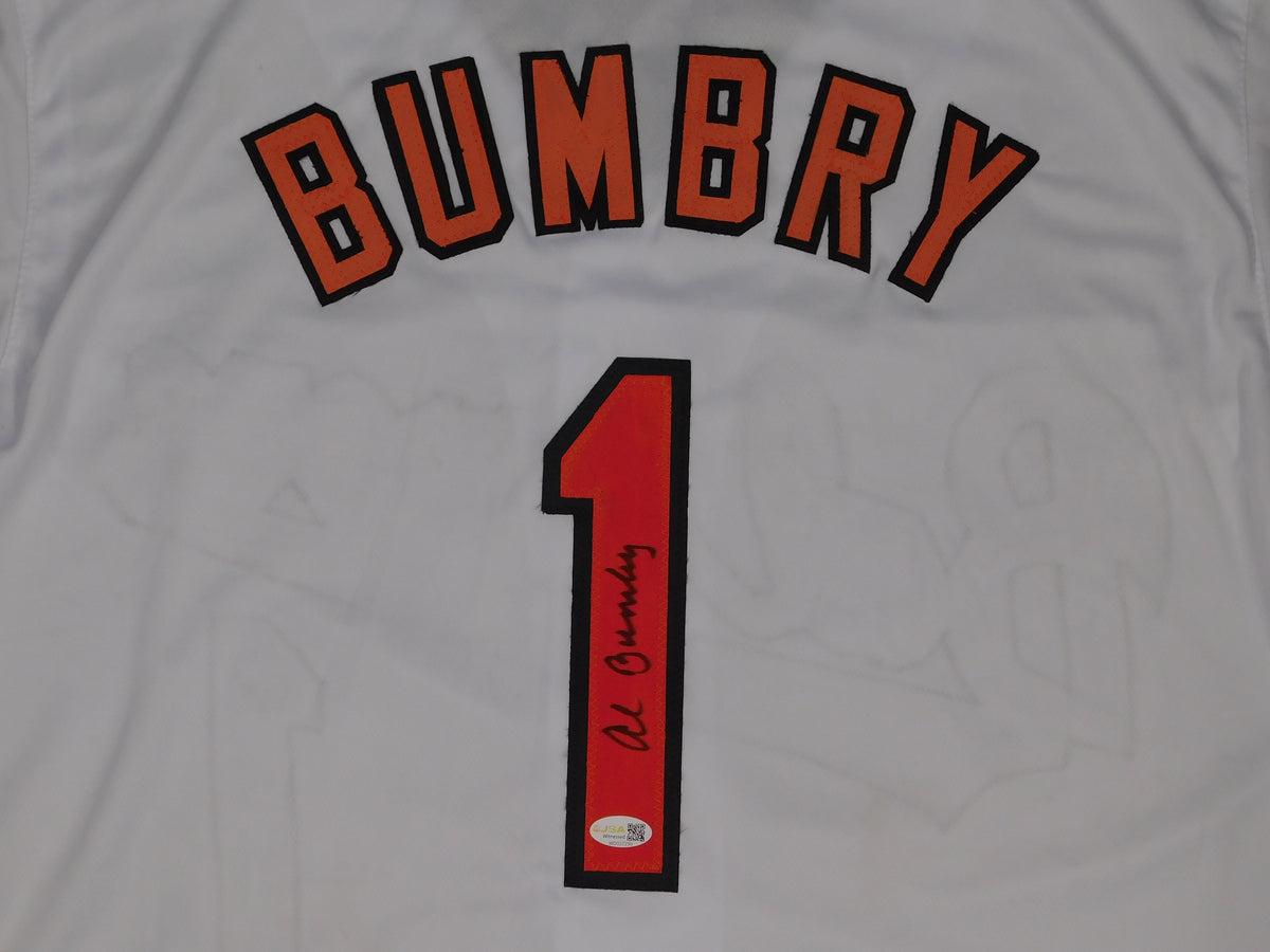 Al Bumbry Signed Autographed Baltimore Orioles Baseball Jersey World Series Champ JSA COA