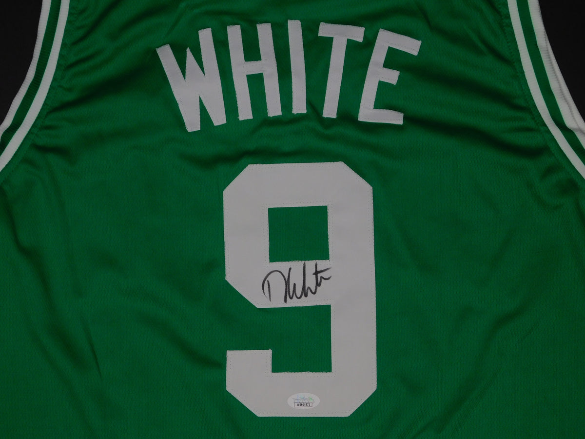 Derrick White Signed Autographed Boston Celtics Green Basketball Jersey JSA COA