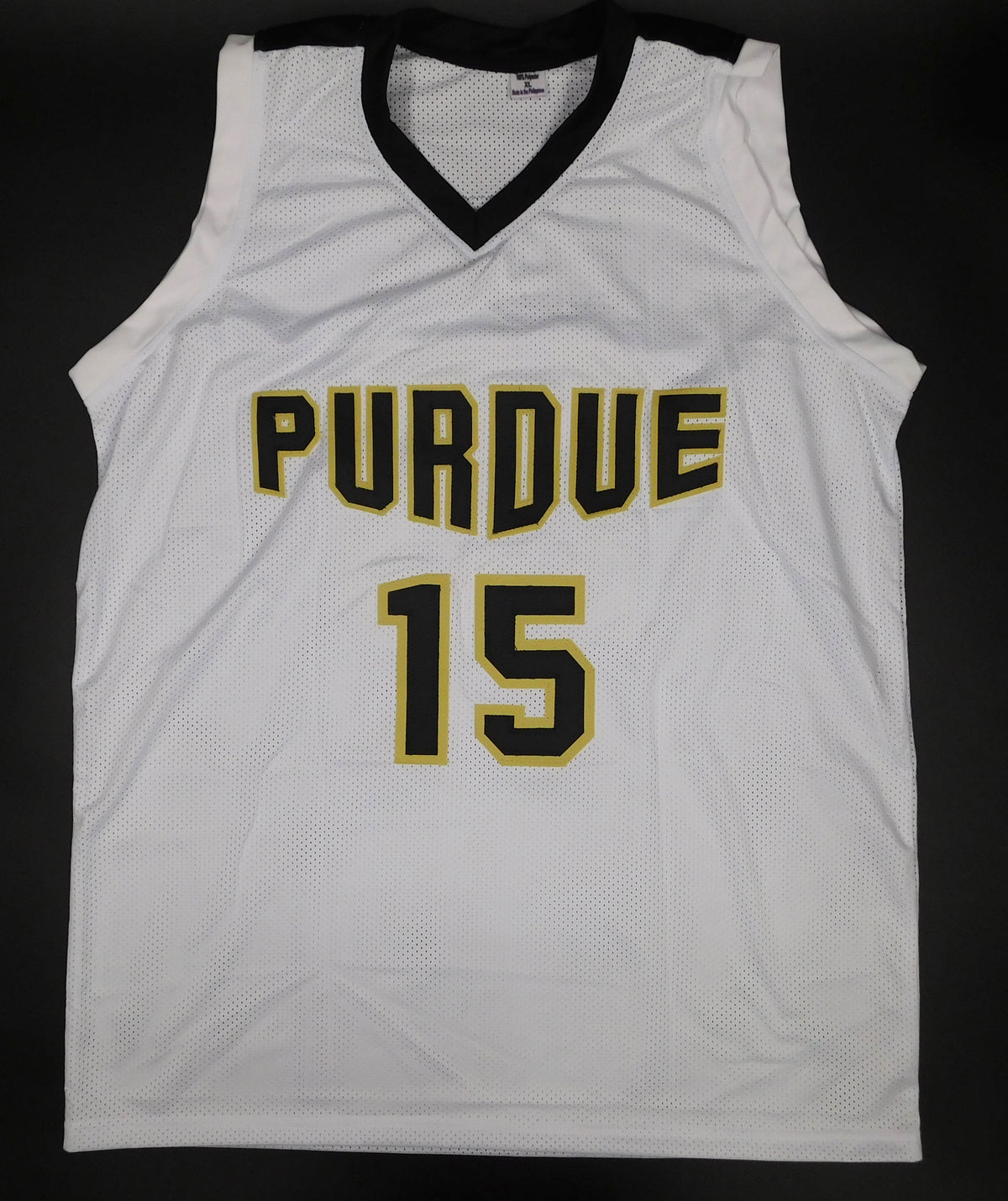 Zach Edey Signed Autographed Purdue Boilermakers White Basketball Jersey BAS COA