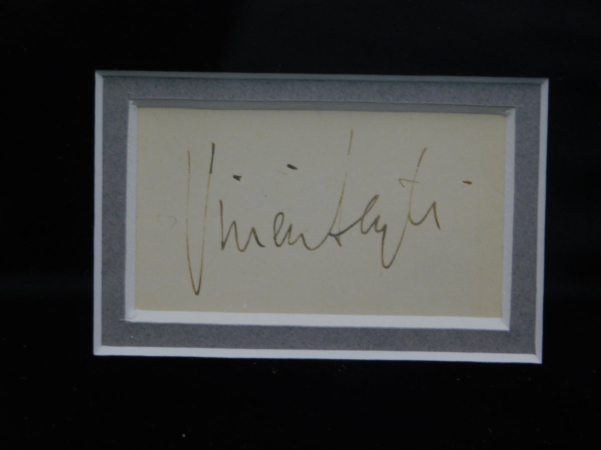 Vivien Leigh Framed 8x10 Photo With Signed Autographed Cut JSA LOA