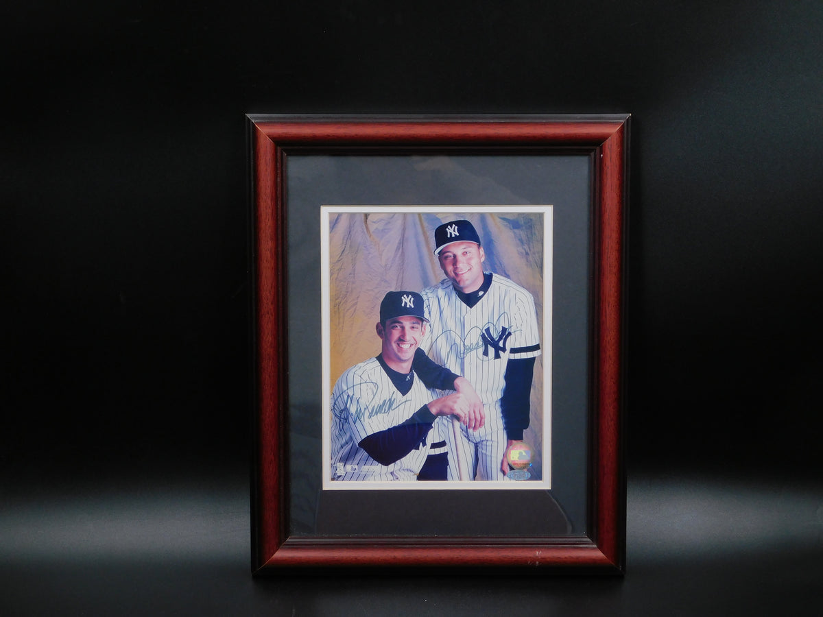 Derek Jeter/Jorge Posada Signed Framed 8x10 Photo New York Yankees Steiner COA