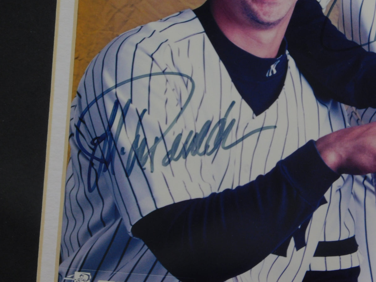 Derek Jeter/Jorge Posada Signed Framed 8x10 Photo New York Yankees Steiner COA