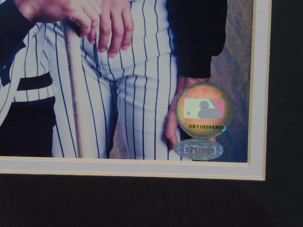 Derek Jeter/Jorge Posada Signed Framed 8x10 Photo New York Yankees Steiner COA
