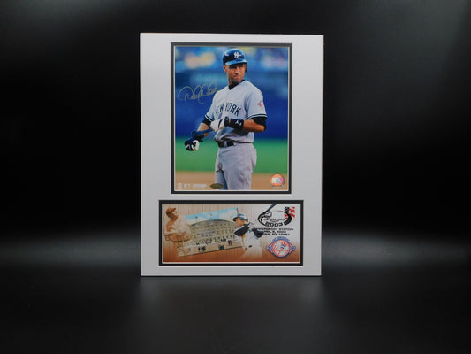 Derek Jeter Signed Autographed Matted 8x10 Photo New York Yankees Steiner COA