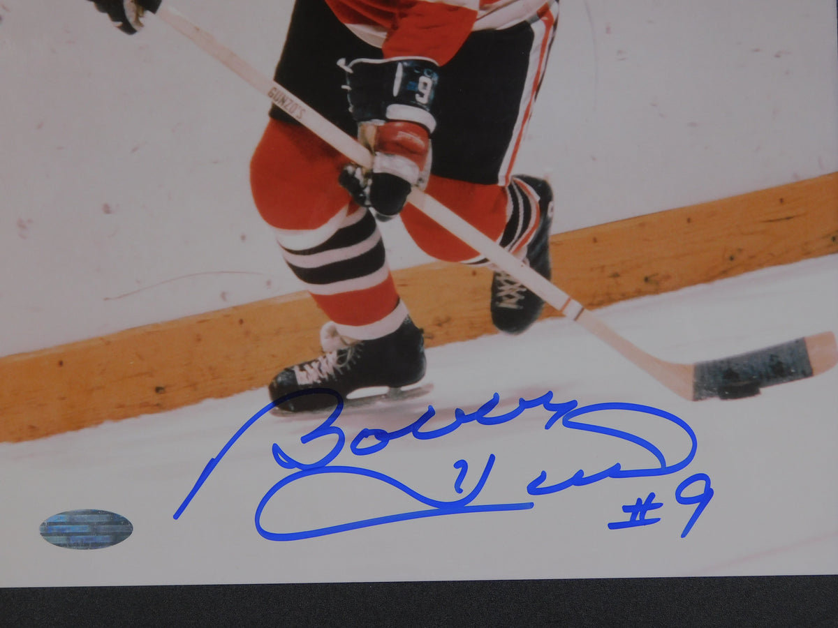 Bobby Hull Signed Autographed 8x10 Photo Steiner COA Chicago Black Hawks