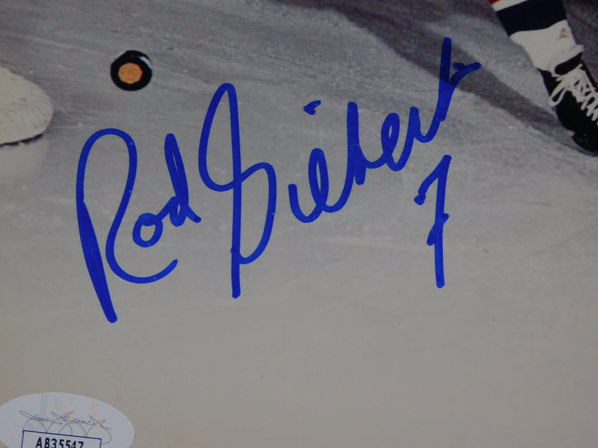 Rod Gilbert/Andy Bathgate Signed Autographed 8x10 Photo JSA COA