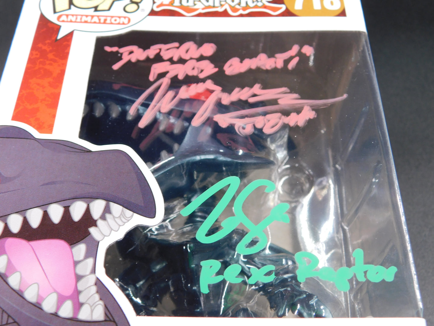 Wayne Grayson & Tony Salerno Dual Signed Autographed Funko Pop 718 YuGiOh Joey & Rex JSA COA