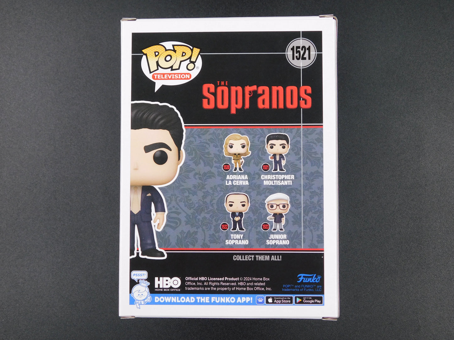 Michael Imperioli Signed Autographed Funko Pop 1521 Christopher Moltisanti The Sopranos BAS COA