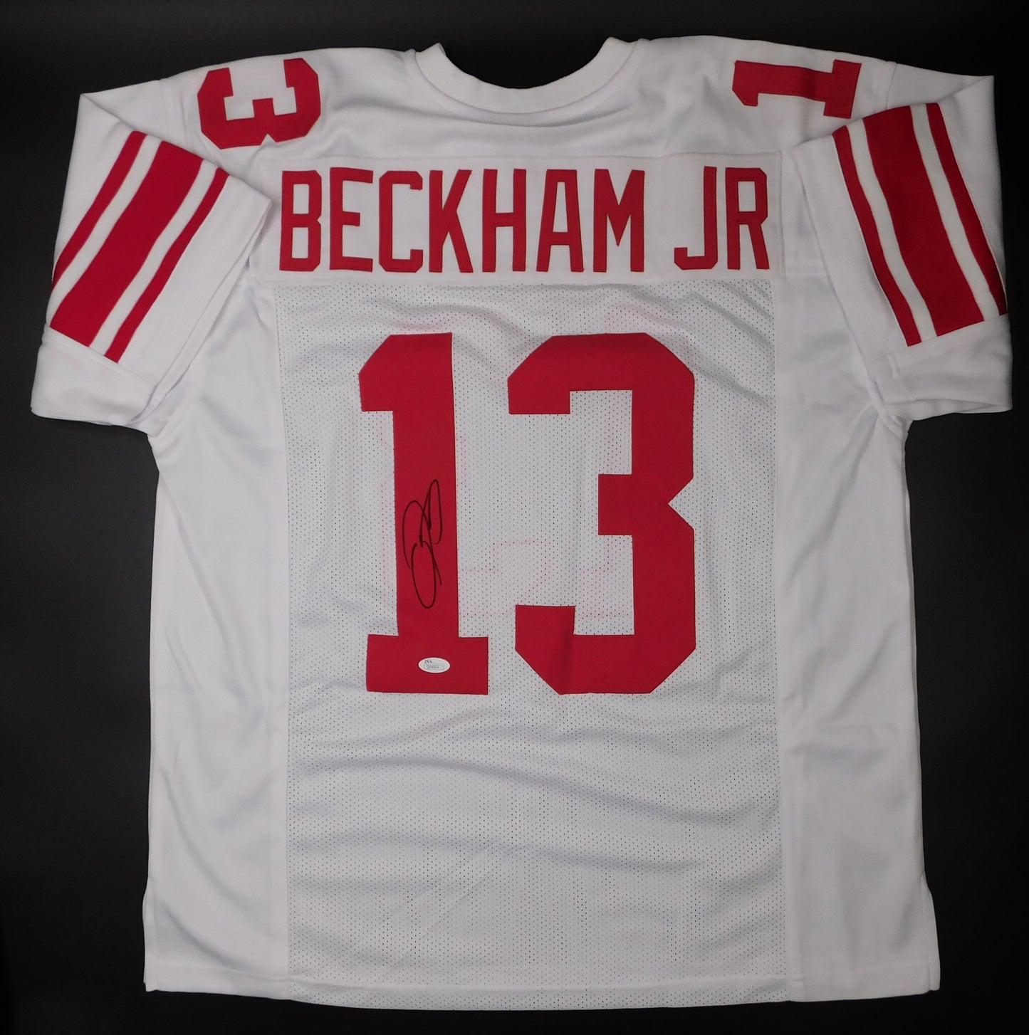 Odell Beckham Jr OBJ Signed Autographed New York Giants White Jersey JSA COA
