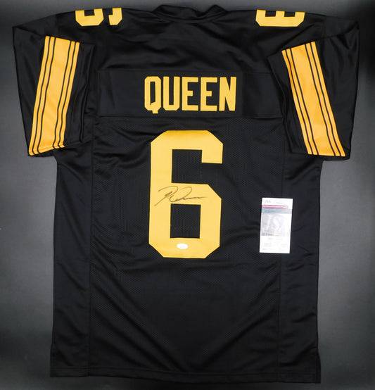 Patrick Pat Queen Signed Autograph Pittsburgh Steelers Color Rush Jersey JSA COA