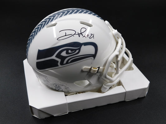 Devon Witherspoon Signed Autographed Seattle Seahawks 2024 STS Speed Mini Helmet BAS COA