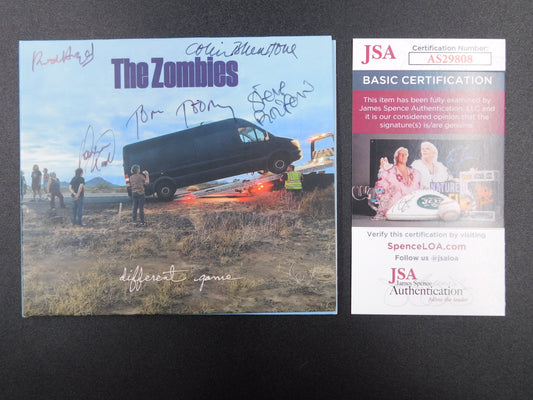 The Zombies Full Band Signed Autographed Different Game CD Cover JSA COA